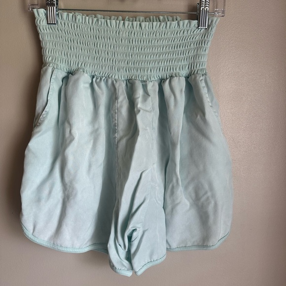 FP Movement by Free People Pants - Free People Sky Blue High Waist Women's Shorts